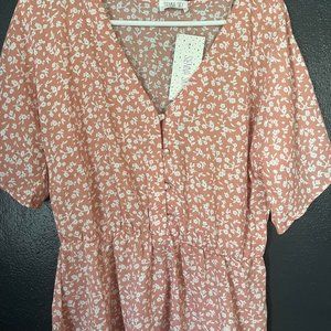 Sienna Sky short sleeve blouse